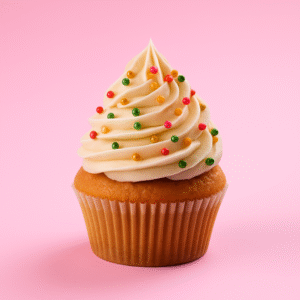 Cupcake Vanille – Douceur Classique et Colorée