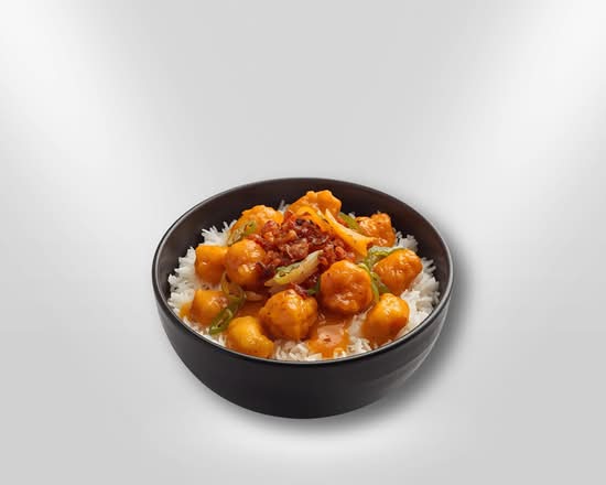 Riz crousty curry